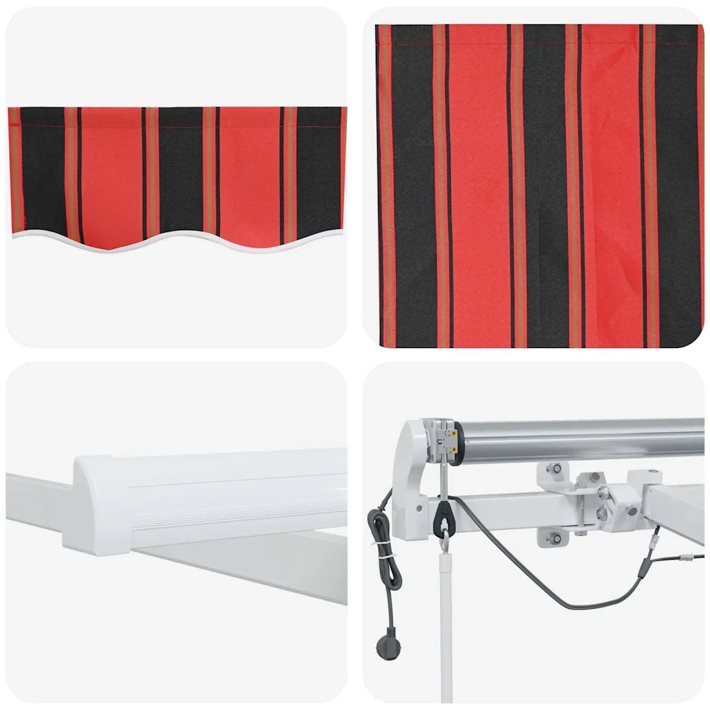 Tenda Retrattile Arancione e Marrone 400 × 350 cm 3330738
