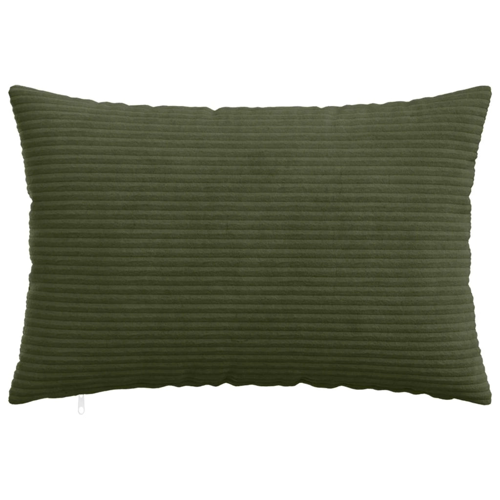 Federa 6 pcs HEERLEN Verde 50 x 80 cm corduroy 911982