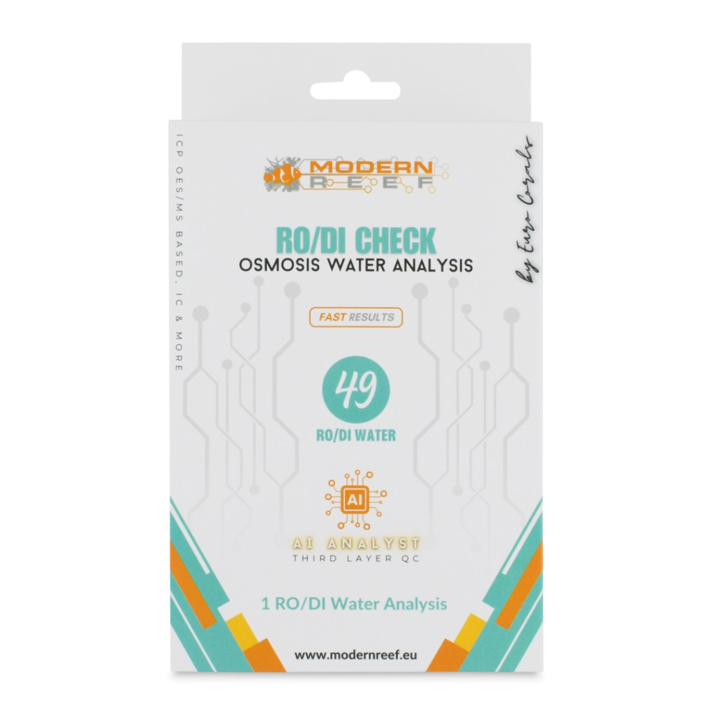Modern Reef - RO/DI CHECK 1-SET - test ICP 49 parametri per acqua RO/DI