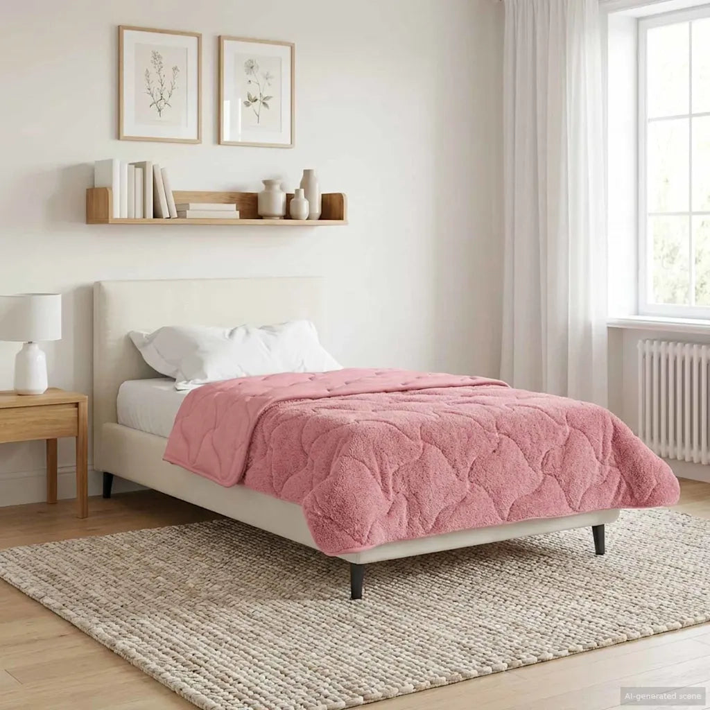 Piumone Completo Annuale Trapuntato Rosa 135 x 200 cm 42026265