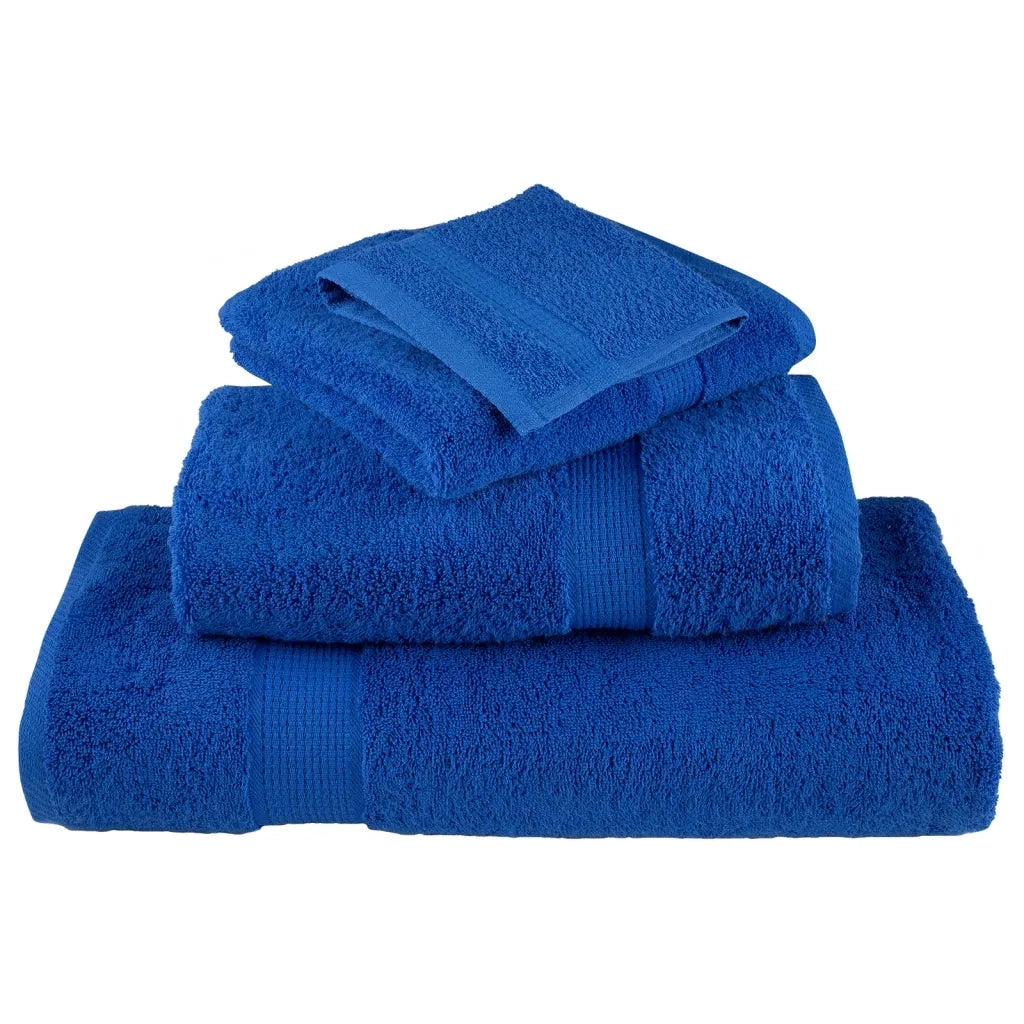 Asciugamani Premium SOLUND 2 pz Blu 50x100 cm 600 g/m² 137185