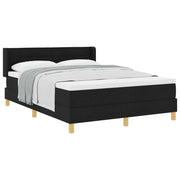 Letto a molle con materasso Nero 200 x 160 cm Tessuto 3341239