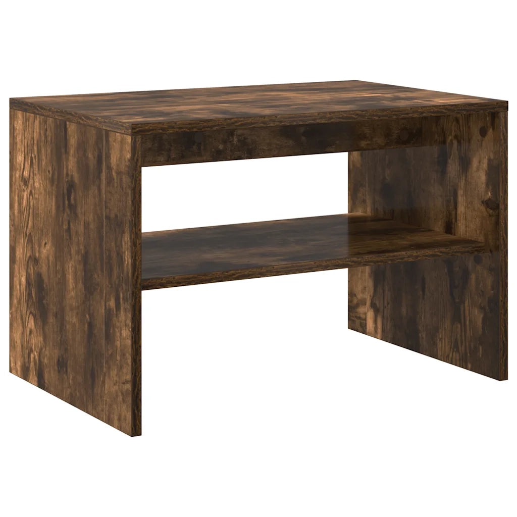 Mobile Porta TV Rovere Fumo 60x40x40 cm in Legno Multistrato 859104