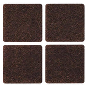 FELTRINO ADESIVO SEDIA MARRONE  25X 25 MM CF 8 PZ*- 50,0 confezione