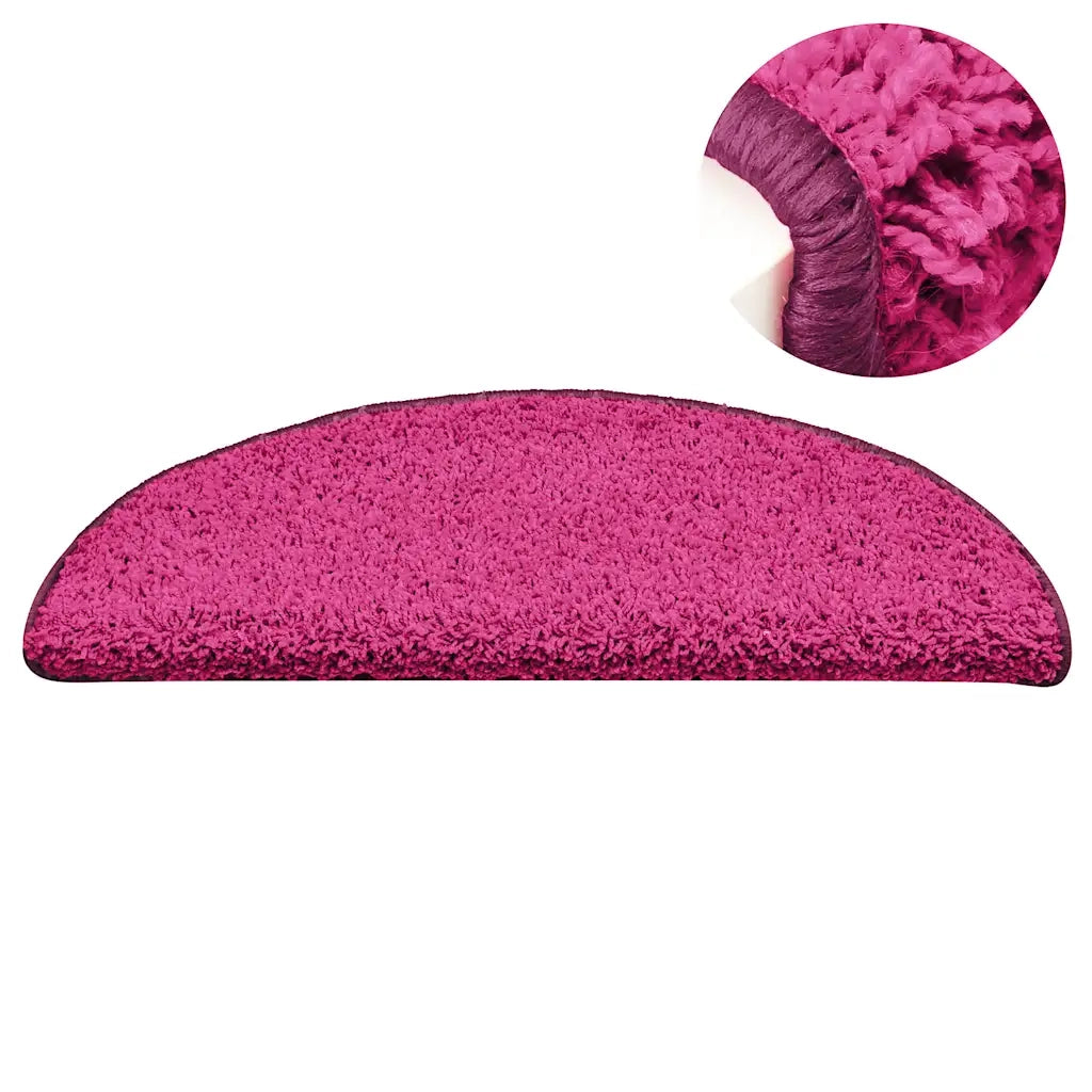 Tappetini per scale 30 pz 56x17x3 cm rosa semicircolari 3365809