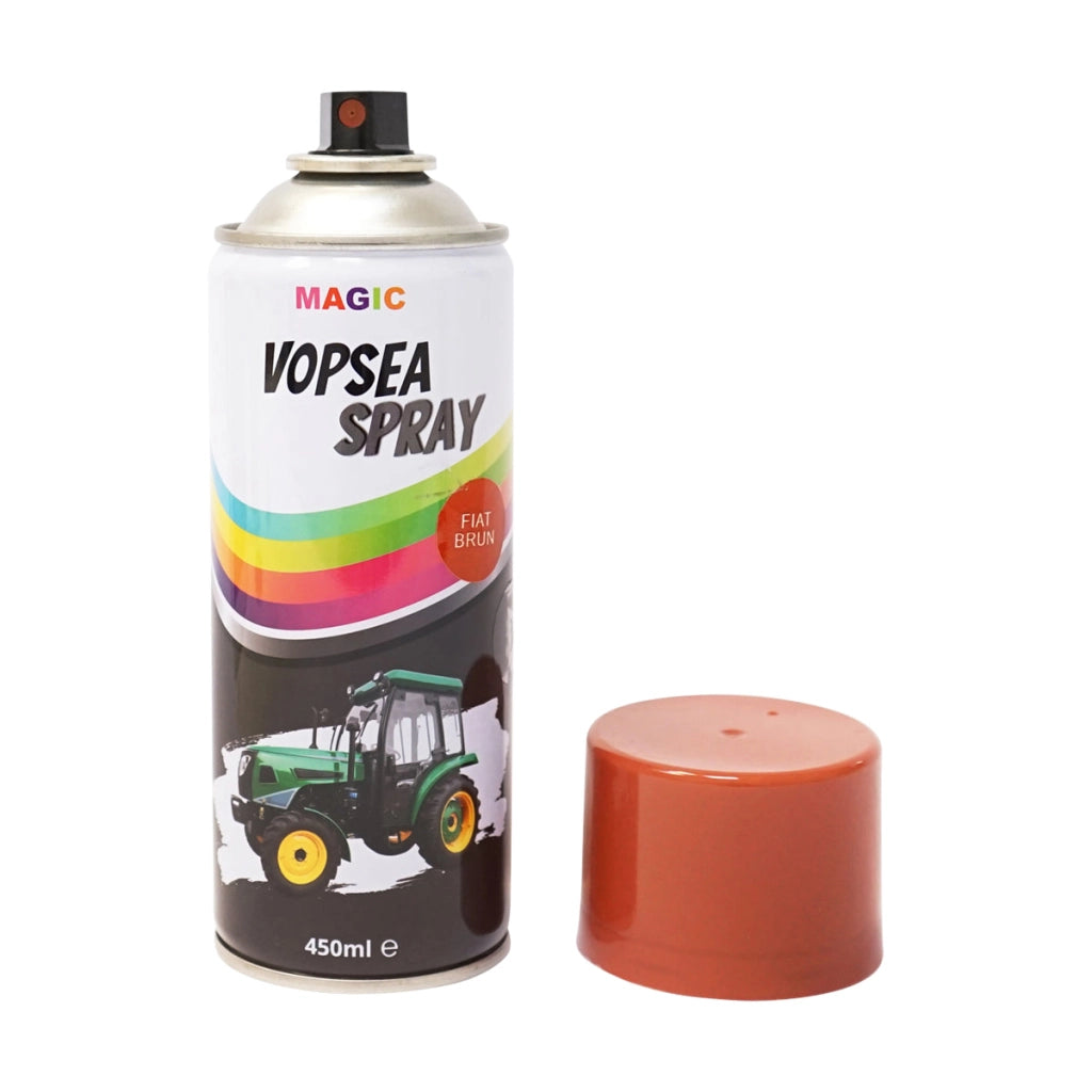 Spray vernice auto marrone tipo Fiat U-445 professionale ad asciugatura rapida, 450 ml MAGIC