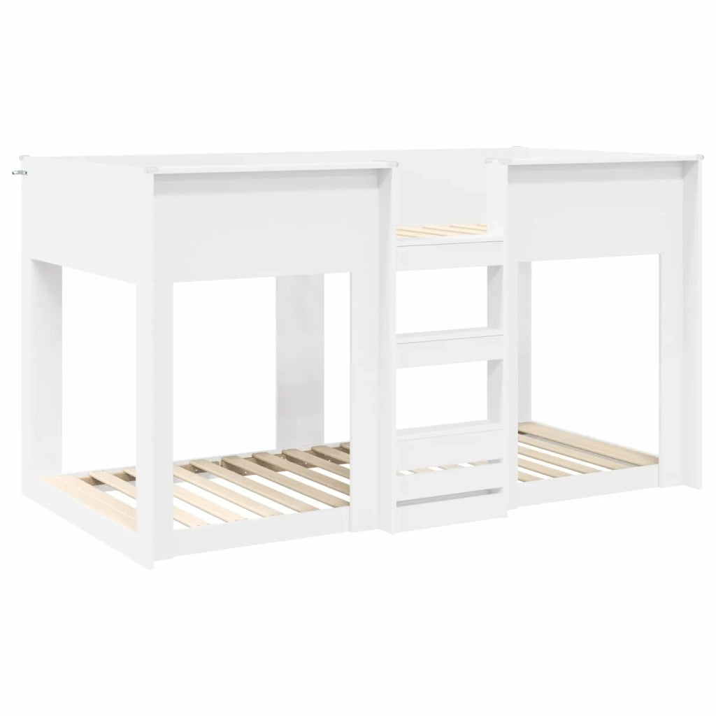 Letto a Castello per Bambini Bianco 80 x 200 cm