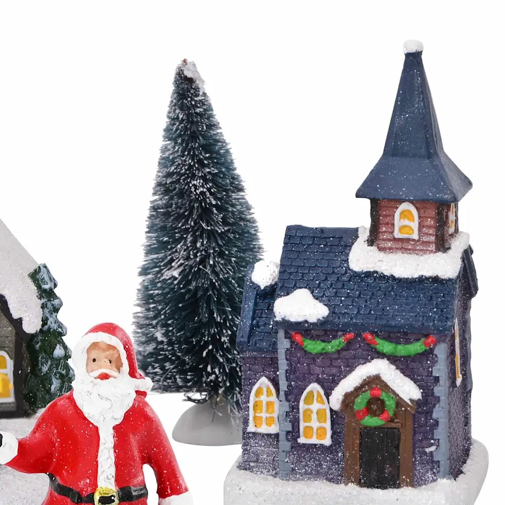 Decorazione Natalizia da Tavolo Multicolore Resina, Plastica CFW4522438