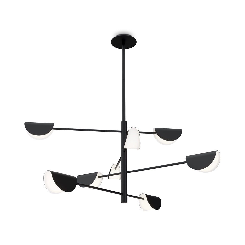 Lampadario Mollis Maytoni MOD126PL-08B nero 8 luci