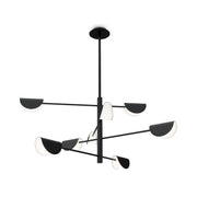 Lampadario Mollis Maytoni MOD126PL-08B nero 8 luci