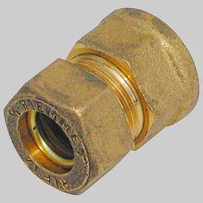RACCORDO DIRITTO FEMMINA ORING TIEMME  16 x 1/2     TIEMME