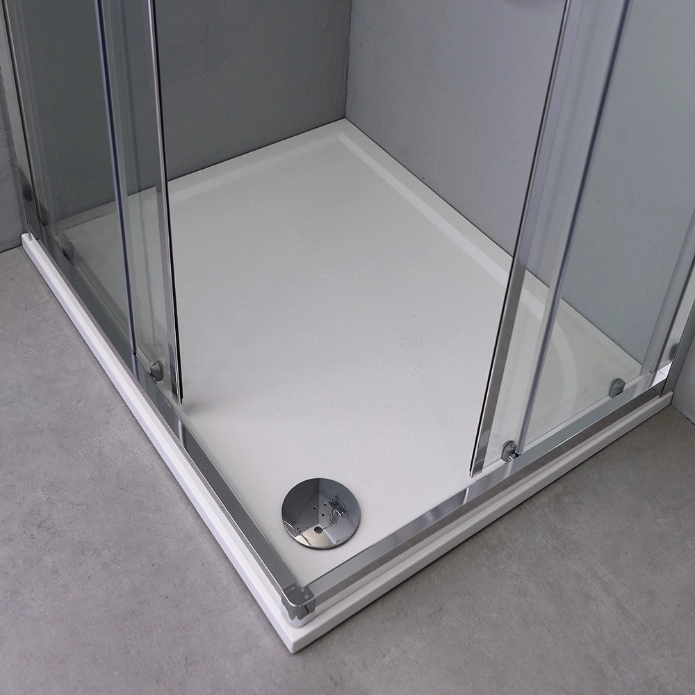 Box doccia angolare 80x100 due ante scorrevoli