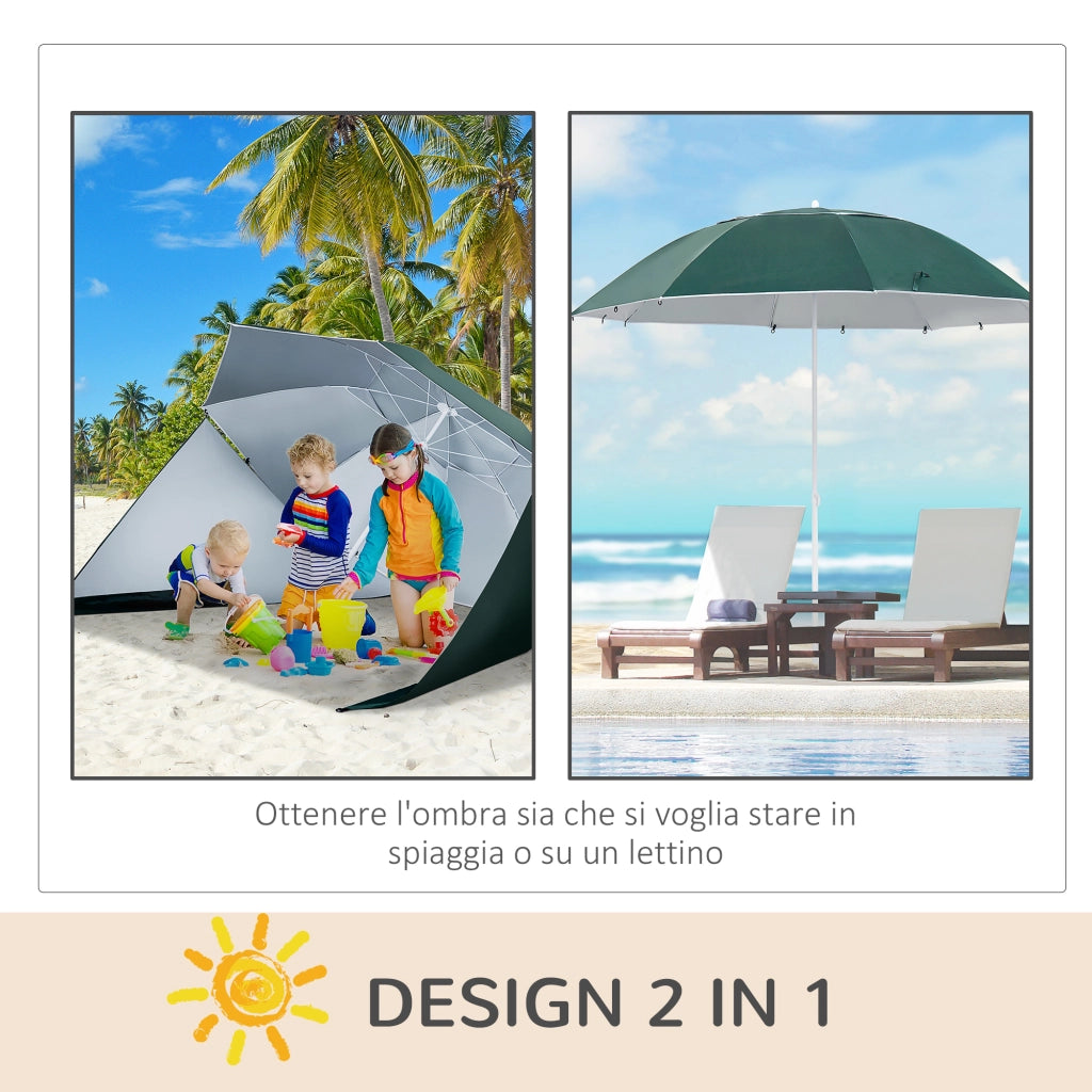 Ombrellone da spiaggia ¨C Minimal ¨C blu scuro