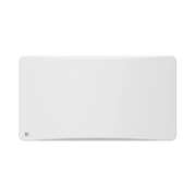 Radiatore elettrico fisso con inerzia ceramica a secco 1500W plug & play OVEO orizzontale bianco