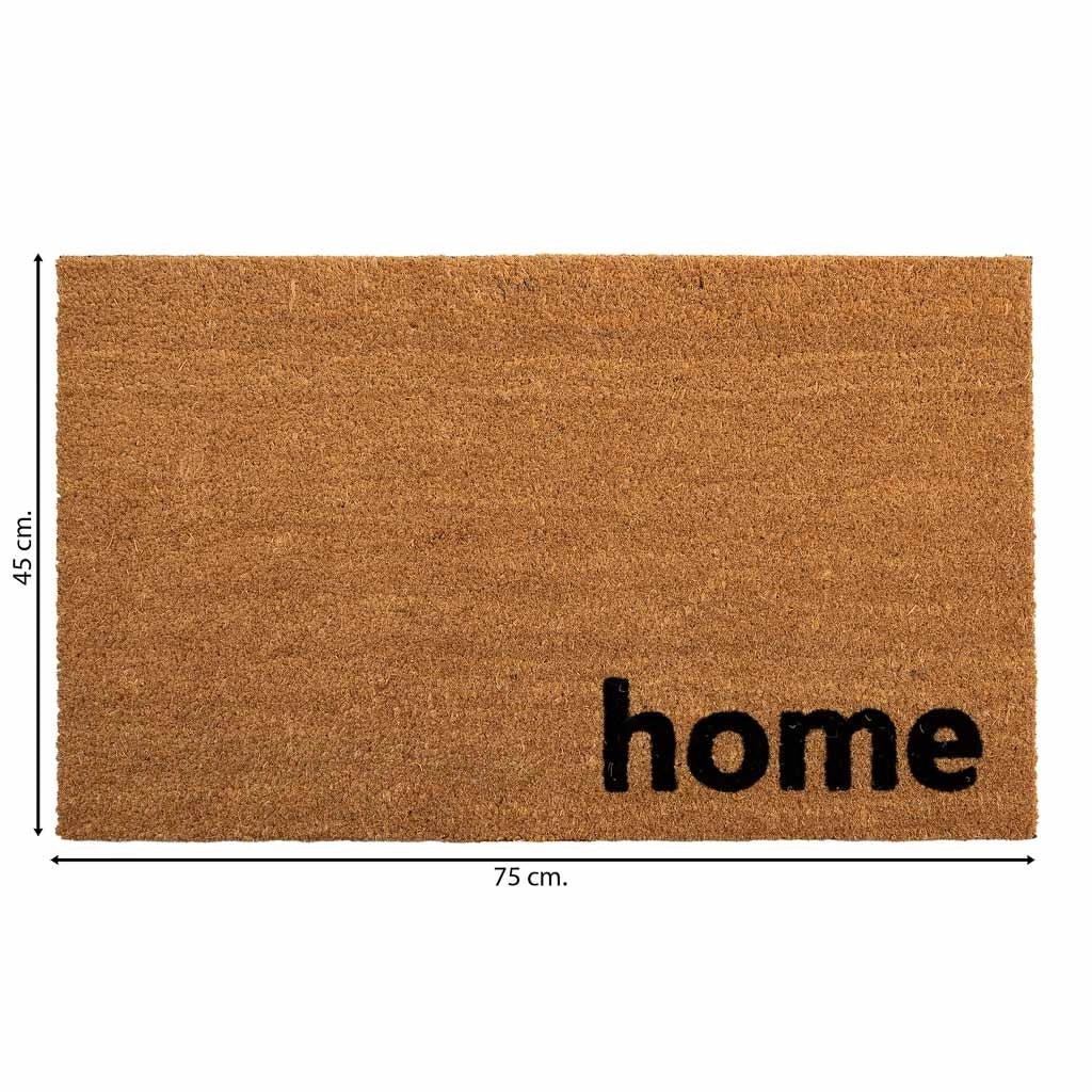 Zerbino fibra marrone 45x75