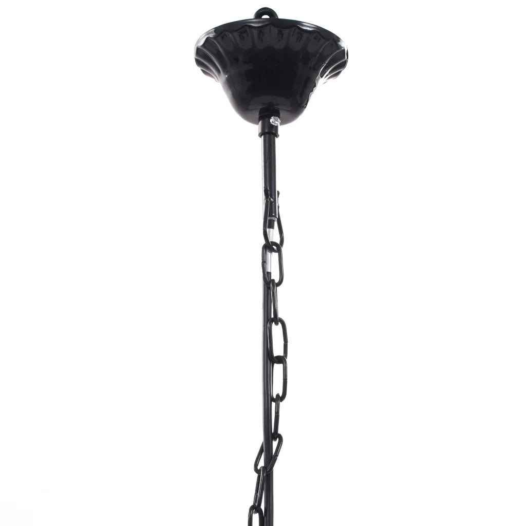 Lampadario in Cristallo con 5 Lampadine Nero cod mxl 48655