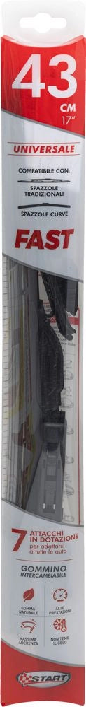 Start Spazzola Fast Singola Misura 43 cm - 17 ''