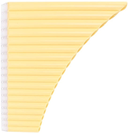 Panfluit 16 note per buca - C - Per adulti e bambini - Suono eccellente - Giallo