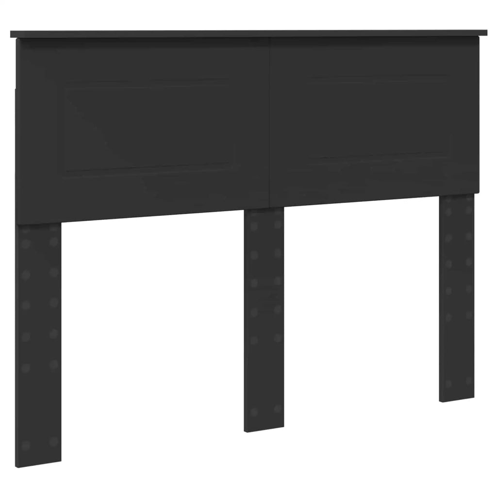 Struttura del letto-Giroletto Nero 135 x 190 cm Legno multistrato 494030