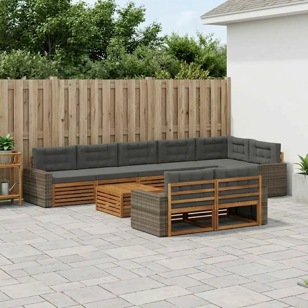 Set di divani da esterno con cuscino 9 pcs 3383550