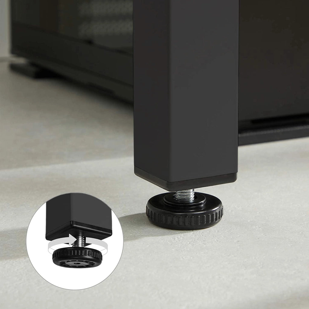 Tavolo Valora ROVA in metallo nero stile moderno per sala da pranzo