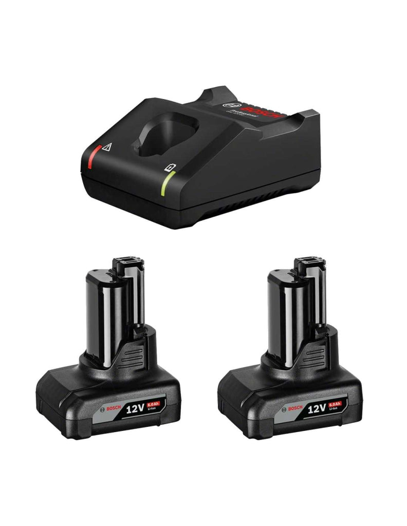 Power Set BOSCH (2 x 12V 6,0 Ah + GAL12V-40)