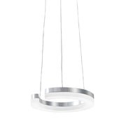 Lampada a sospensione Blunder Italux cromo LED 11,5W