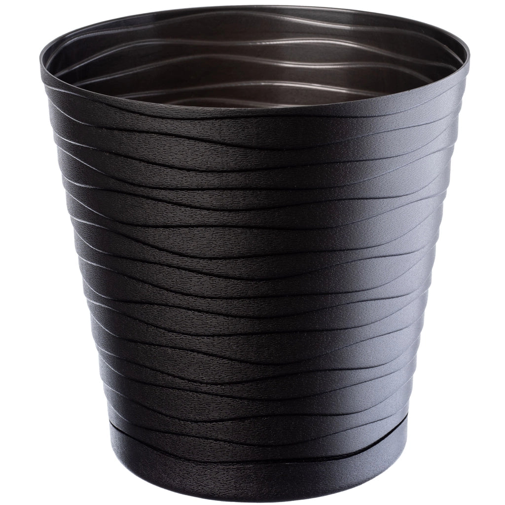 Vaso da fiori KADAX da 13 cm, coprivaso in plastica con supporto.