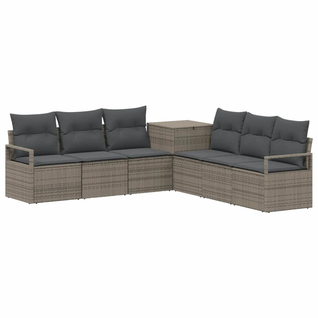 Set di divani 7 pz Grigio e Grigio Scuro 3448724