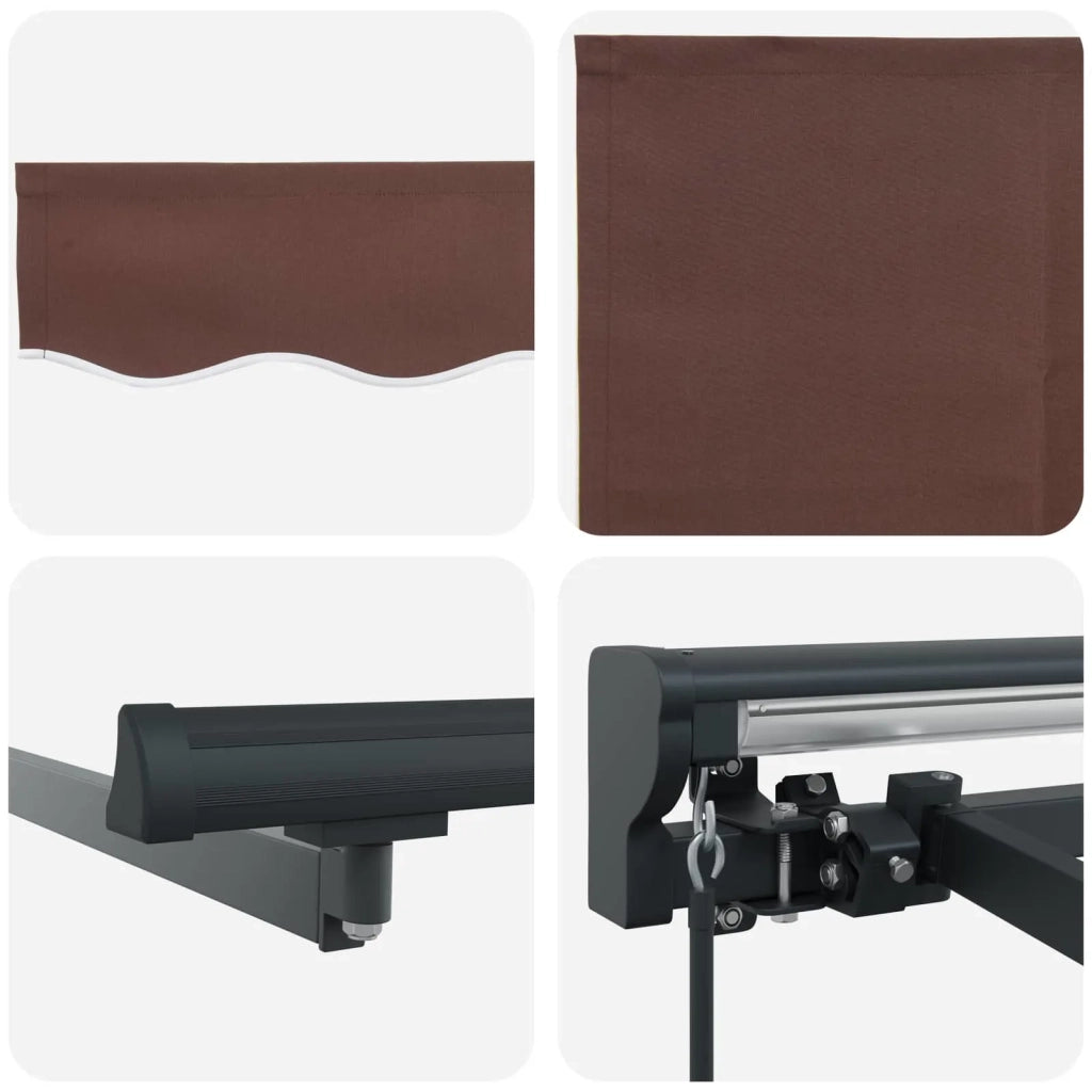 Struttura della tenda Marrone 400 × 300 cm 3330523