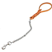 GUINZAGLIO PER CANI TRIPLA TRECCIA CON CATENA 600 mm