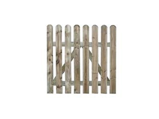 CANCELLETTO IN PINO IMPREGNATO CON DOGHE CONTINUE  cm.100x70h.    VETTE
