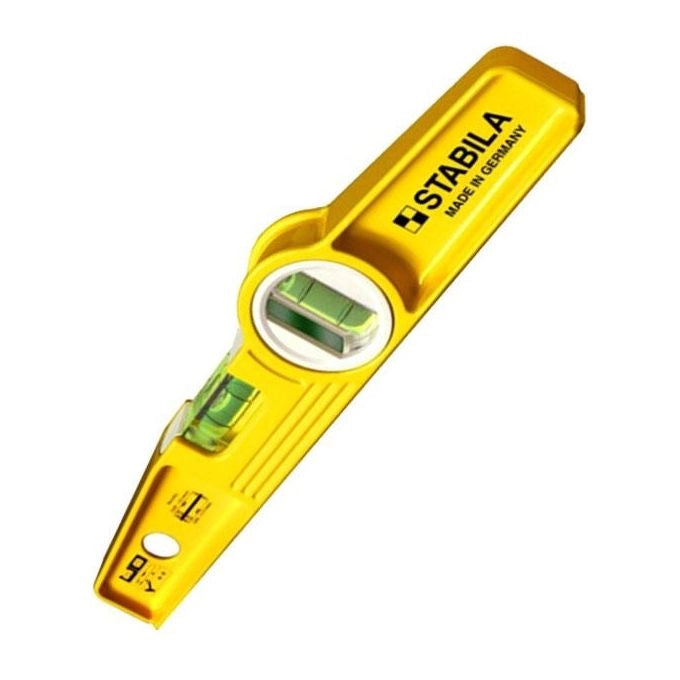 Stabila 02505 81S Livella Trapezoidale in Alluminio 80 cm 2 Bolle Precisione 0,5 mm-m colore Giallo