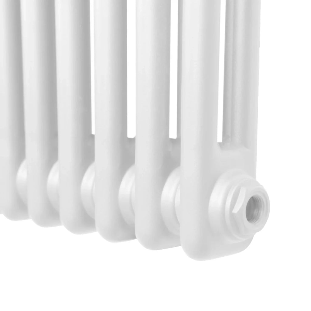 Termosifone Radiatore a 2 colonne per riscaldamento centralizzato verticale Bianco 180x56cm