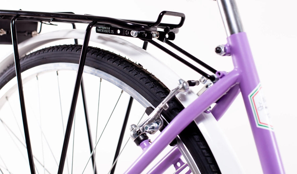 MARIO SCHIANO city bike 28 donna , bici da passeggio 1 velocita' , Glicine