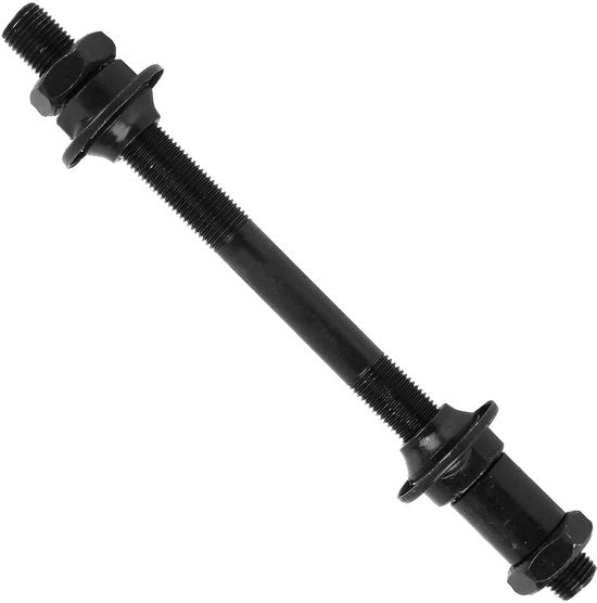 Set di assi anteriori e posteriori in acciaio per mountain bike - 108 mm/145 mm - asse veloce con diametro asse 9,5 mm