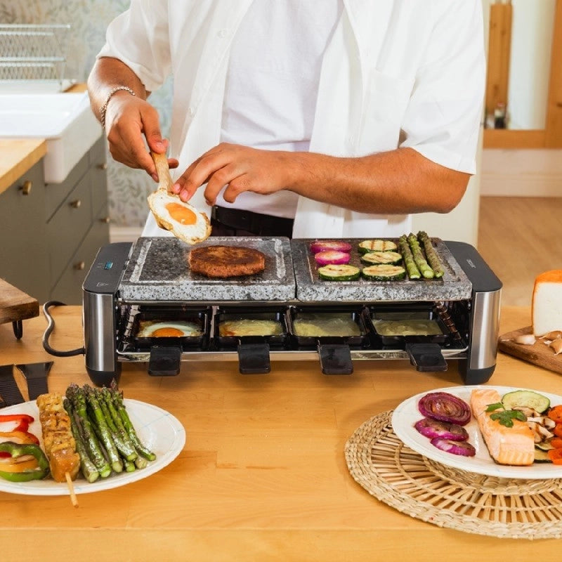 CECOTEC 03226 - Raclette Cheese&Grill 16000 Inox AllStone