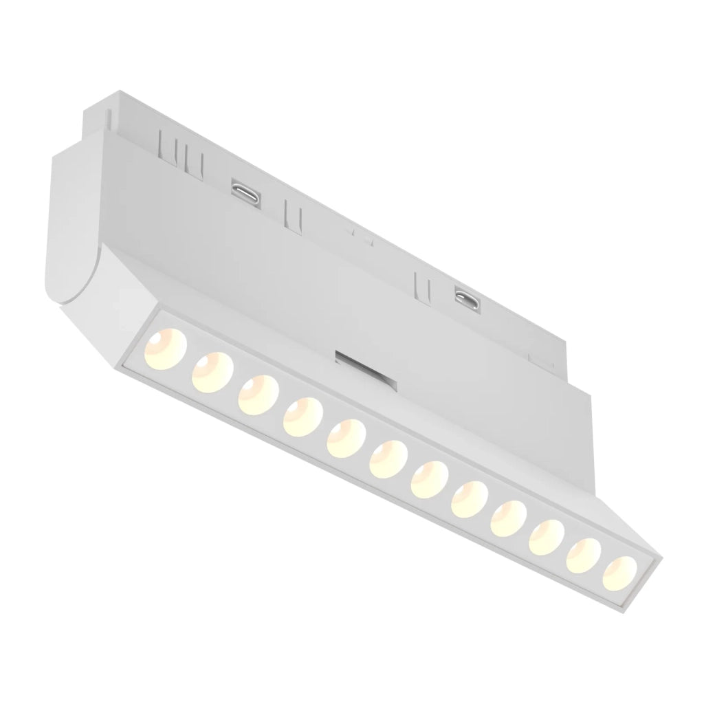 Maytoni Faretto Exility Points rot 1 luce LED integrato bianco alluminio