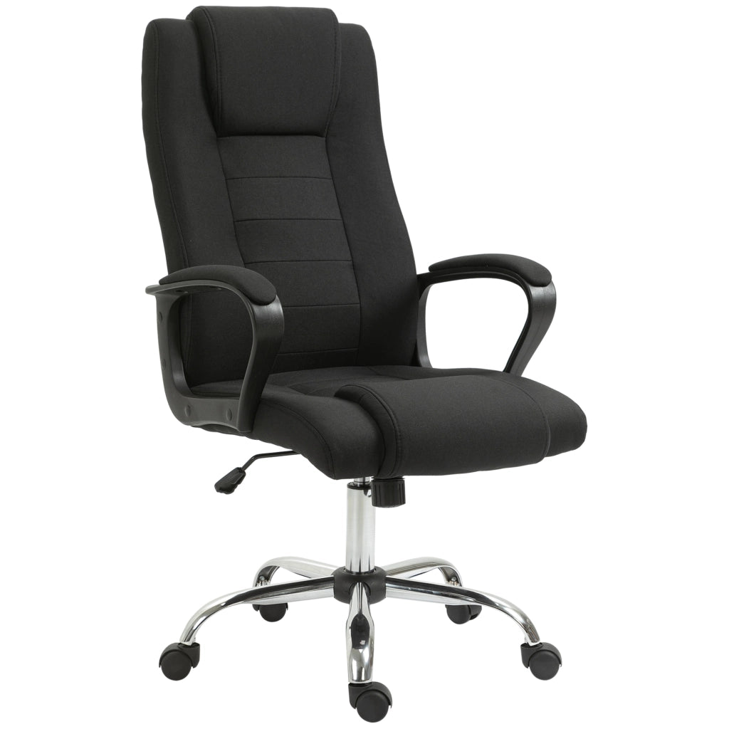 Sedia da Ufficio Ergonomica con Braccioli ¨C Minimal ¨C Tessuto Grigio