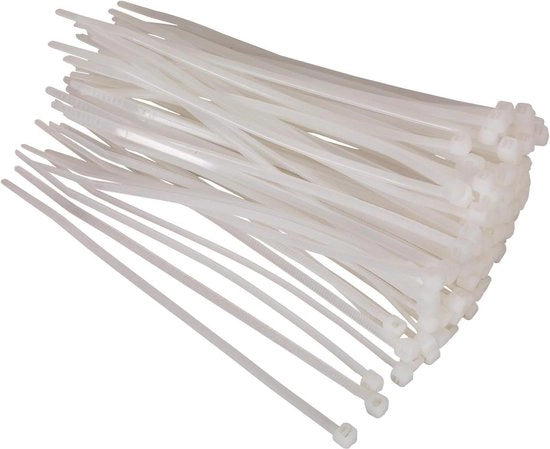 Cinghia per cavi 150 x 36 mm bianca 100 pezzi - CT15036P100W