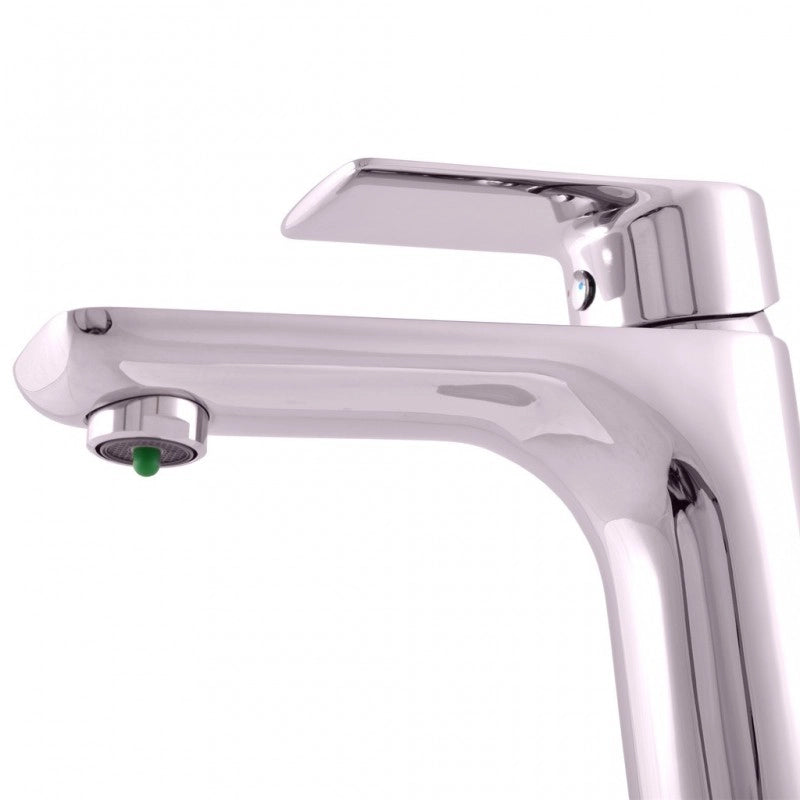 Miscelatore lavabo economico VLTAVA in ottone cromato con pop-up