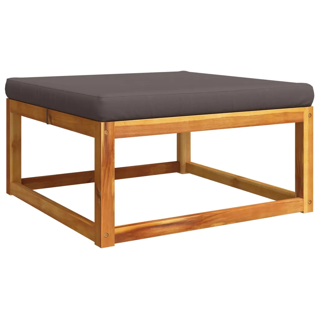 Set di divani da giardino 11 pz con cuscini in legno di acacia e corda 3278837