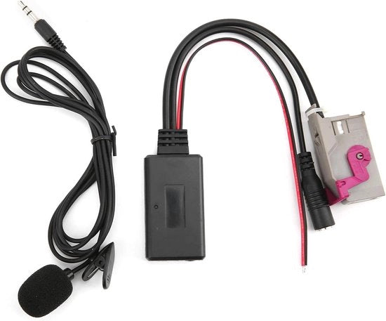 Adattatore di Cavo AUX per Auto con Microfono - Bluetooth 5.0 - Sostituzione per Audi A3 A4 A6 A8 TT R8 RNS-E Autoradio