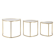 Tavolinetti Da Caffe' Triangle Set 3 Pz cm ø 60x50-50x45-40x40