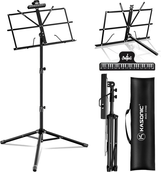 Standarizzazione Audio Leggera - Portatile e Ripiegabile - Nero