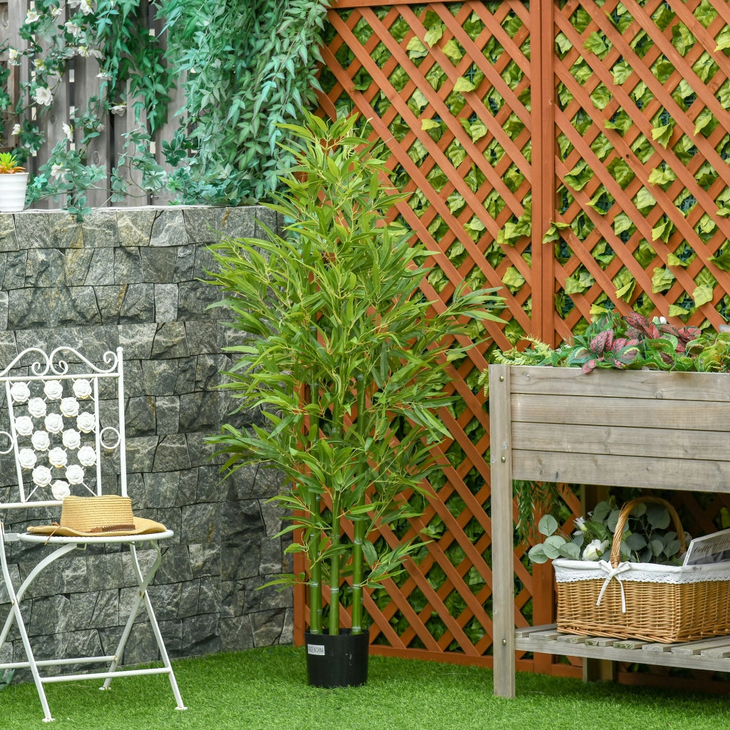 Pianta Finta Bamb¨´ ¨C Minimal ¨C 150cm con Vaso Verde