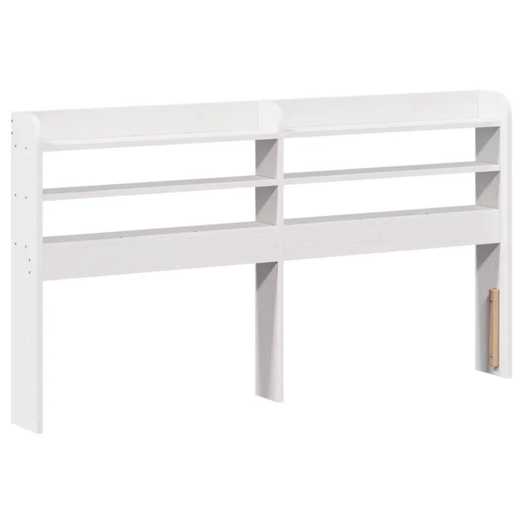 Letto senza Materasso-Struttura Letto Bianco 160x200 cm Legno Massello di Pino 827806