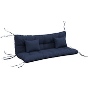 Set di 4 cuscini per sedie ¨C zephmum ¨C marino, 150x50 cm, 10 cm di spessore, impermeabile