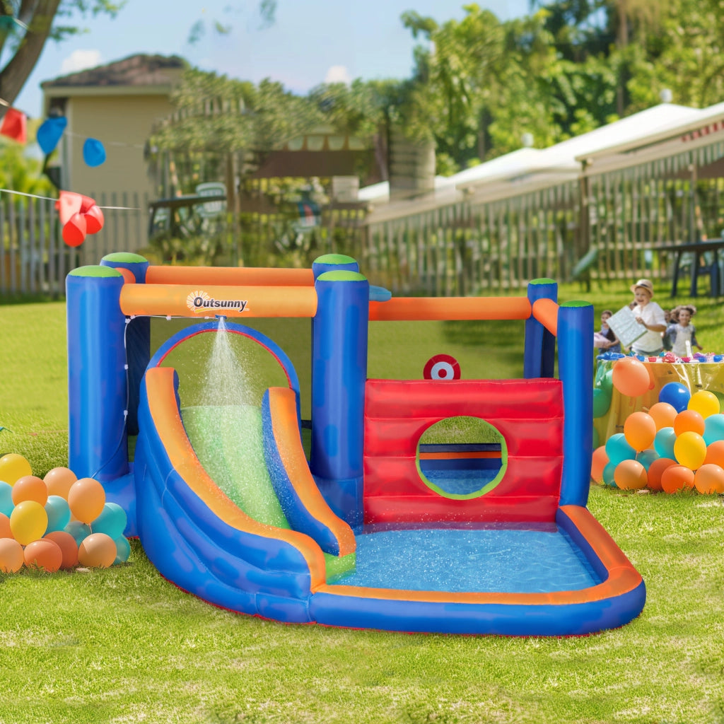 Castello gonfiabile con piscina - Xylo - 380x340x170 cm