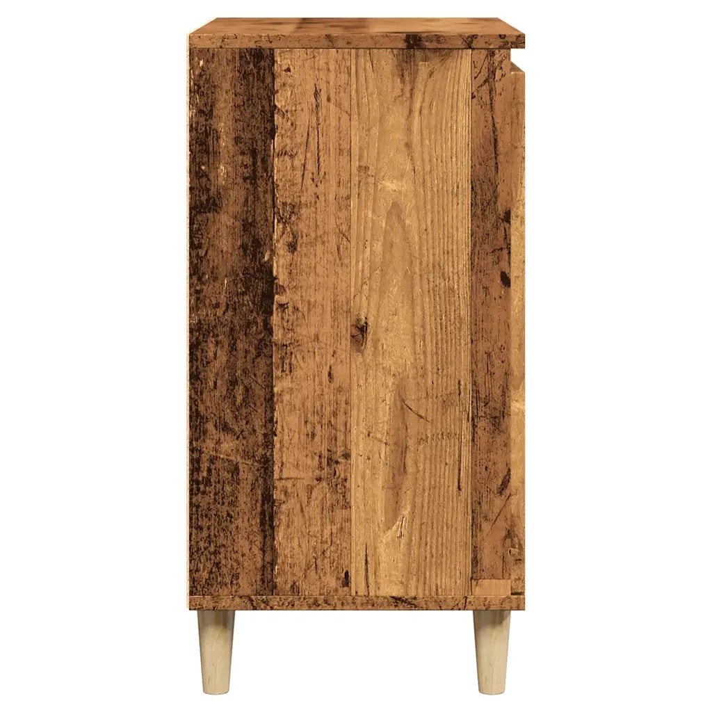 Credenza Legno Vecchio 60x35x70 cm in Legno Multistrato 856476